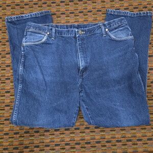 Wrangler 947STR Stretch Jeans Blue Denim Straight Leg 40x30 Mens